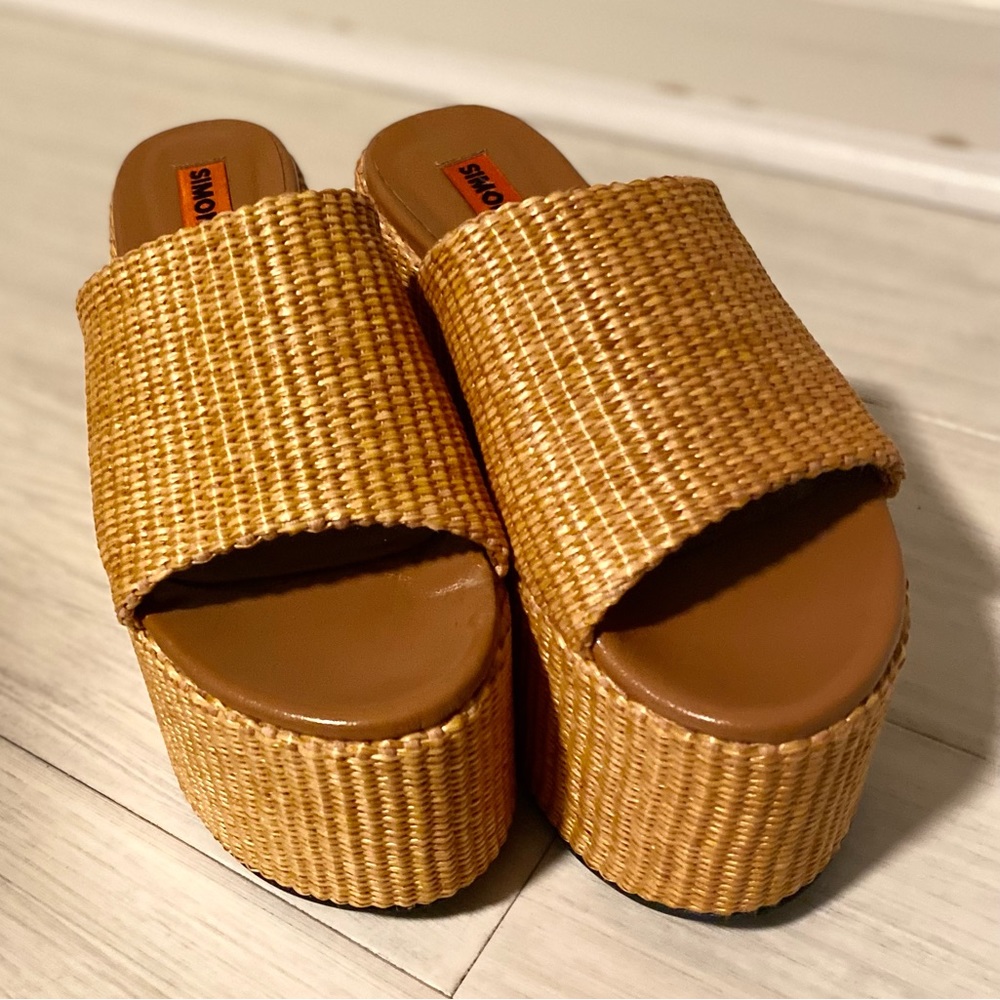 Simon Miller Blackout Woven Platform Sandal